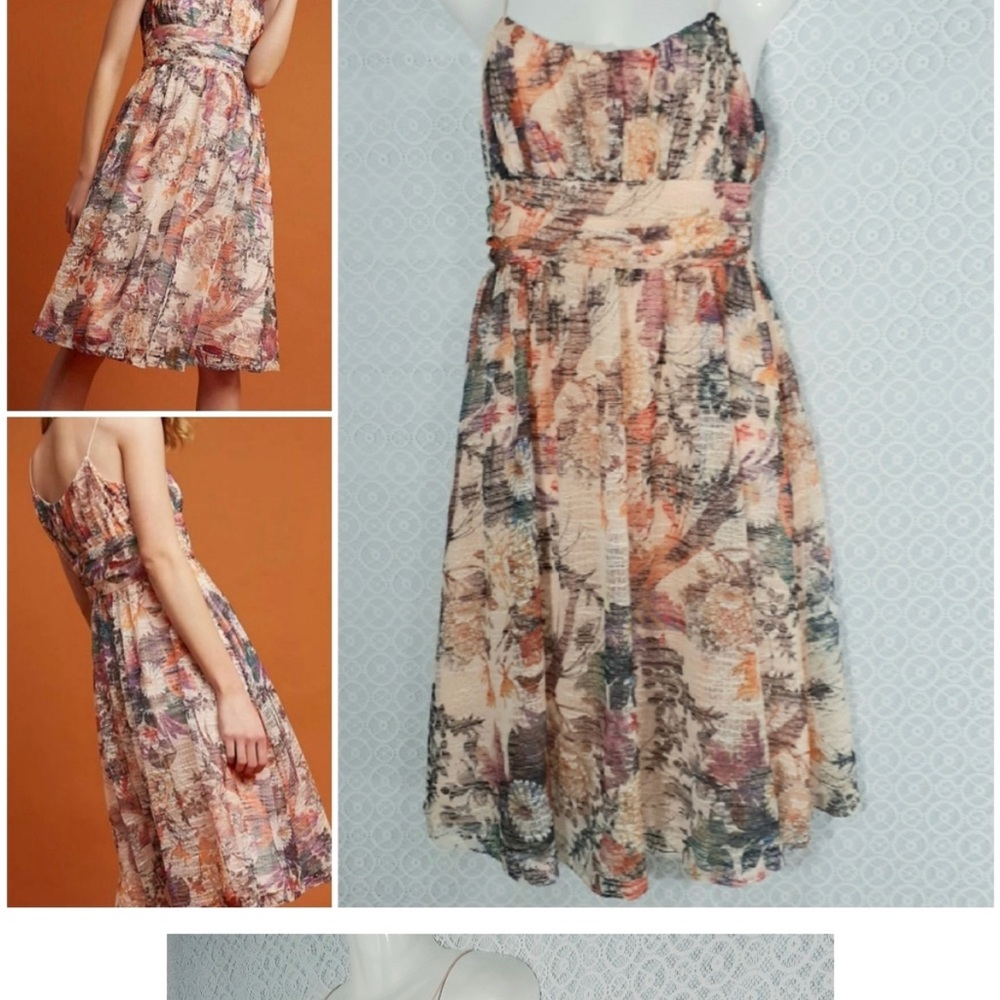 Anthropologie Multicolor Midi Dress